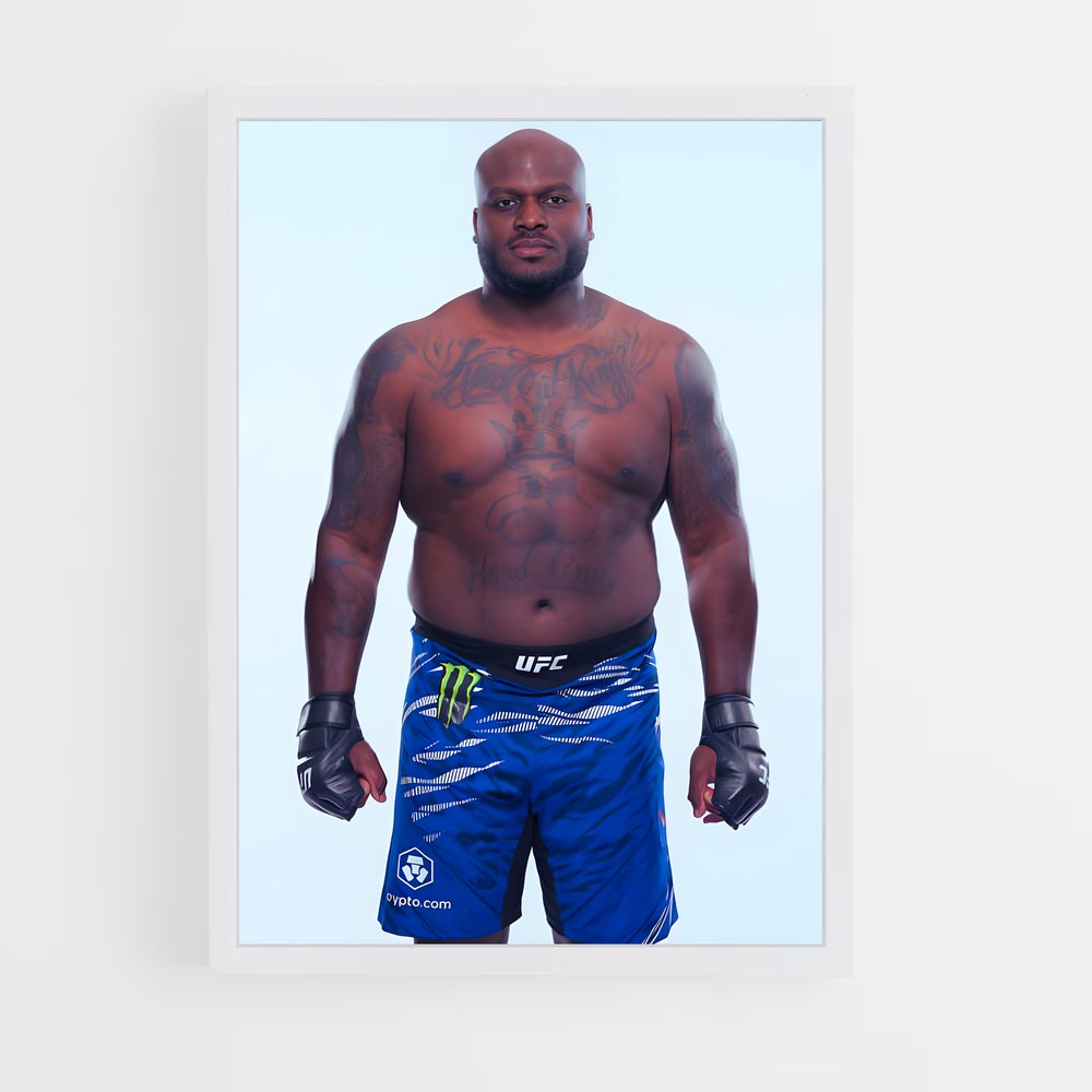 Poster Derrick de lewis – affiche MMA (vue 3)